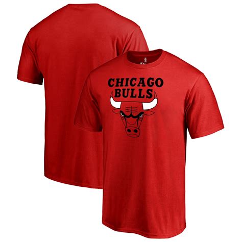 Mens Fanatics Branded Red Chicago Bulls Big And Tall Primary Logo T Shirt