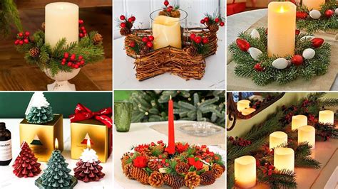 50new Christmas 2023candleholder For Table Decoration Youtube