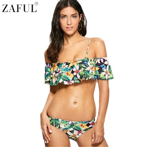 Aliexpress Buy Zaful Off Shoulder Crochet Sexy Swimwear Bikini Hot Sex Picture