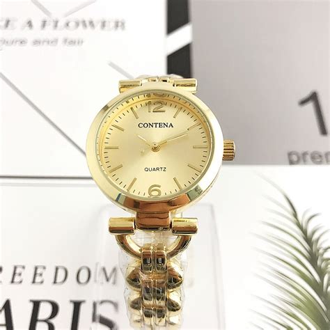 Contena New Design Watch Golden Silver Rose Gold Famous Brand Ladies