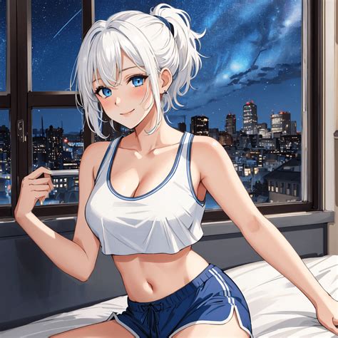 Rule Dev Girls Ai Generated Blue Eyes Blue Hair Blush Bottomless Hot Sex Picture