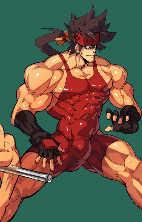 Rule 34 Bara Bulge Guilty Gear Headband Male Male Only Muscles