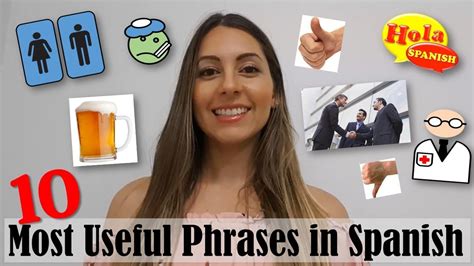 10 Most Useful Phrases In Spanish You Must Know Hola Spanish Youtube