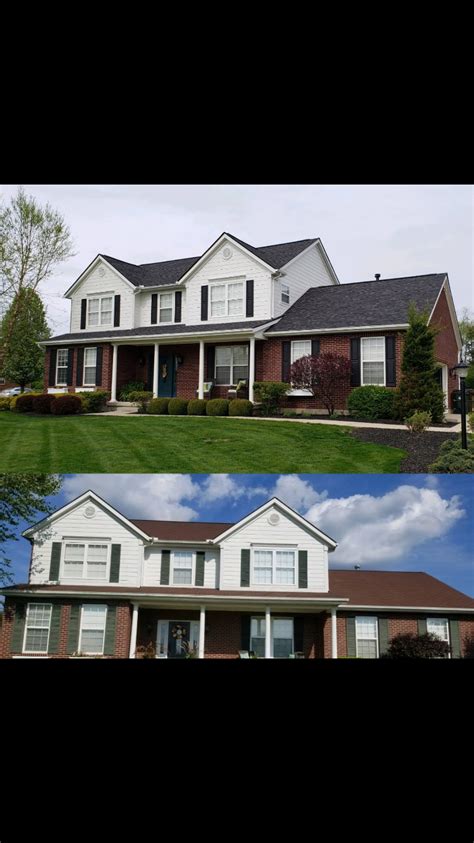 Dark roof shingles can hide imperfections in the structure. Black sable shingle | House exterior, House front, Roof shingle colors