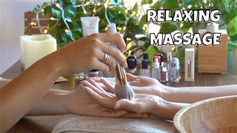 Hand Massage And Pamper Asmr Ita Youtube