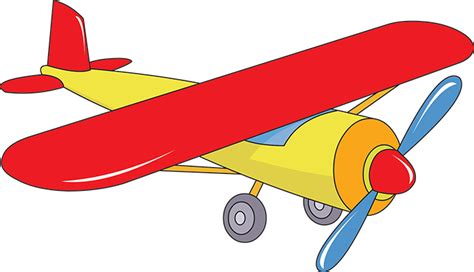 Aircraft Clipart Red Toy Plane Clipart 81533 Classroom Clipart