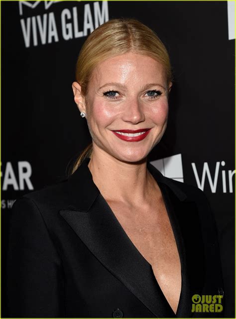 Gwyneth Paltrow Wears A Suit With Slits At Amfar Gala Gwyneth Paltrow