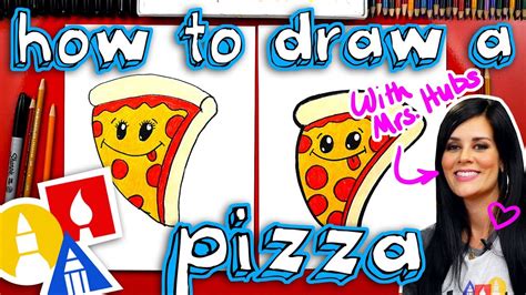 how to draw a tasty pizza youtube