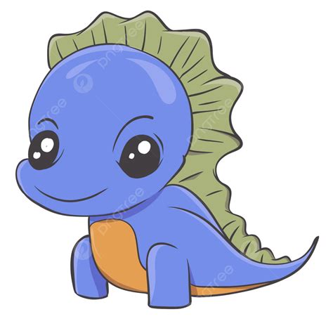 Clipart De Dinossauro De Desenho Animado Azul Bebê Fofo Png Ovos De