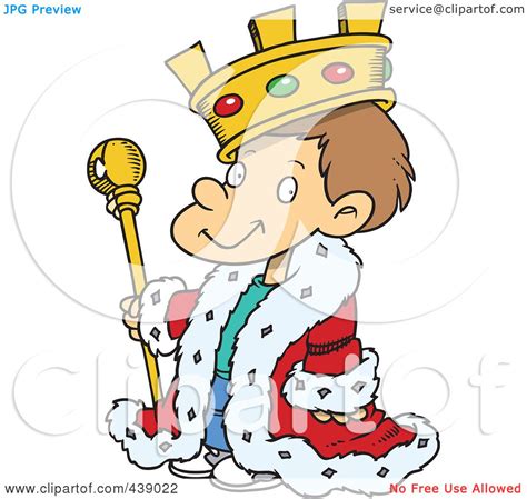 Royalty Free Rf Clip Art Illustration Of A Cartoon King