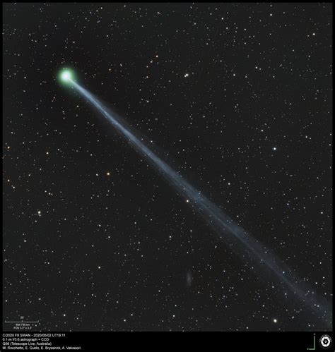 Bright Comet C2020 F8 Swan May 02 2020 Telescope Live