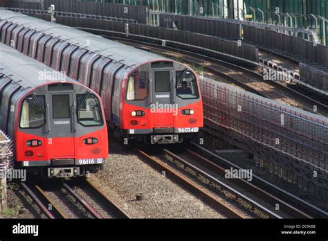 London Underground Jubilee Line Trains Stock Photo Alamy