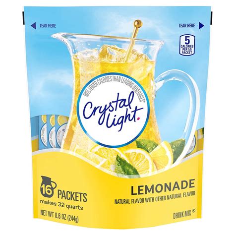 Crystal Light Drink Mix Lemonade 16 Count