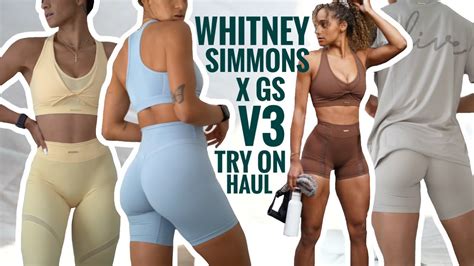 Whitney Simmons X GYMSHARK IS BACK AGAIN TRY ON HAUL REVIEW
