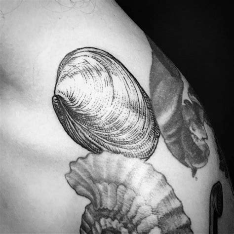 30 Clam Tattoo Designs For Men Shell Ink Ideas