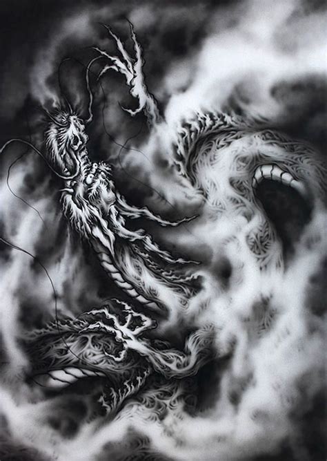 Japanese Dragon~airbrush4 On Behance