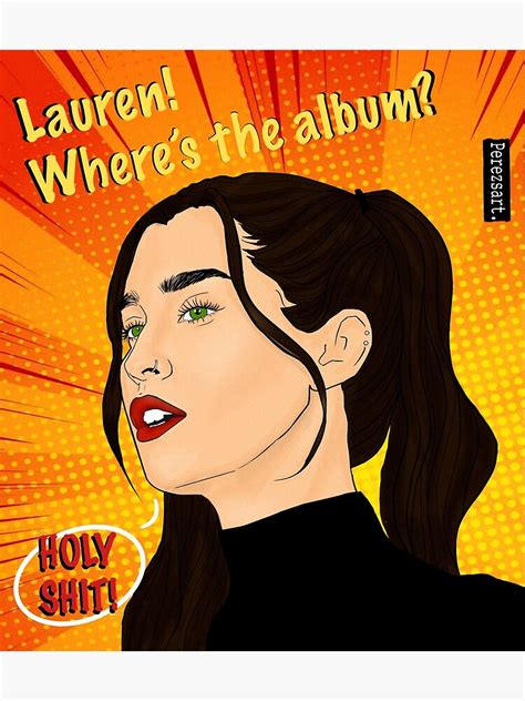 Lauren Jauregui Lauren Wheres The Album Poster By Perezart