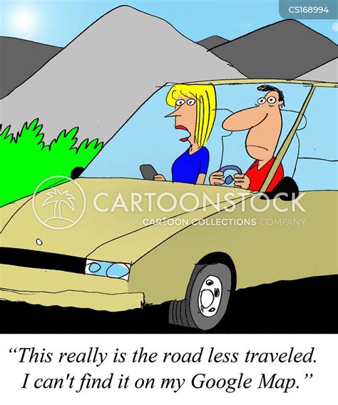 Road Less Travelled Cartoons And Comics Funny Pictures From Cartoonstock