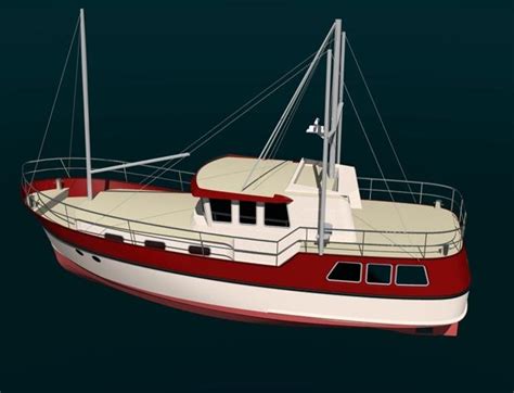 Passagemaker 40 44 Trawler Yacht Branson Boat Design Dutch Barges