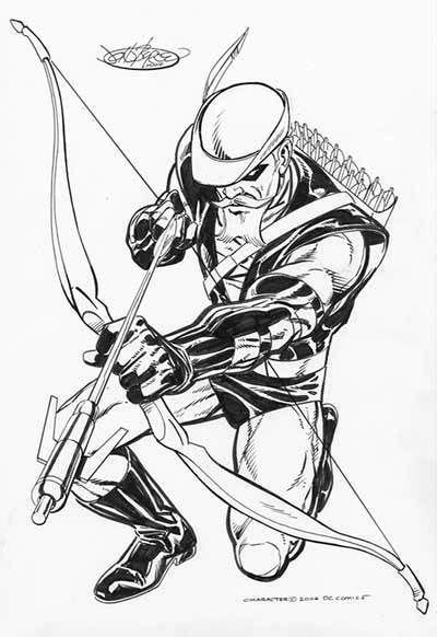 Green Arrow Coloring Pages Free Coloring Pages Green Arrow Comic