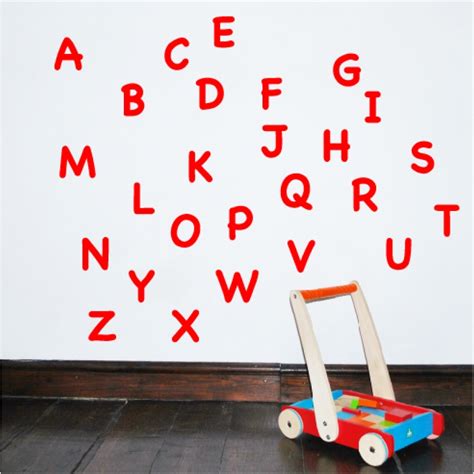 Wall Sticker Alphabet Letters Uppercase