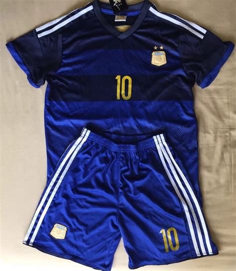 Nwt Afa Soccer Team Player Messi Number 10 Jersey And Shorts Uniform
