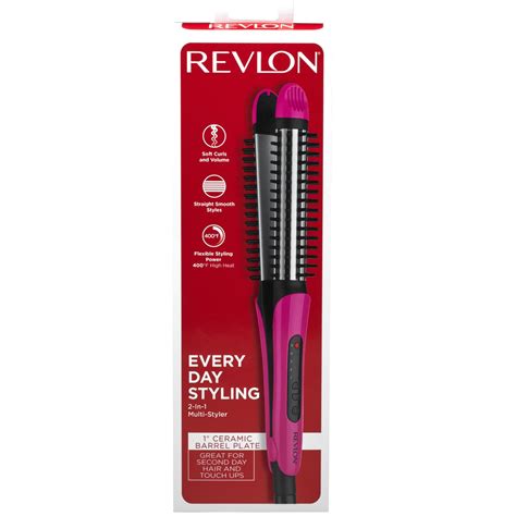 Revlon Multi Styler Flat Iron And Curling Wand 1 In Shop Curling