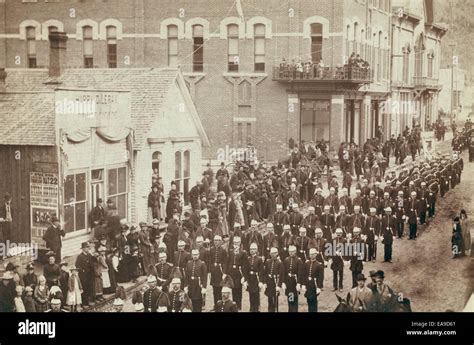 Deadwood Grand Lodge Ioof Of Dakotas Street Parade May 21 1890