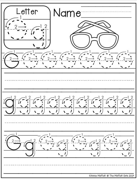 Click the images below and save the page to download the alphabet pdfs. Letter G worksheet | Alphabet | Handwriting worksheets ...