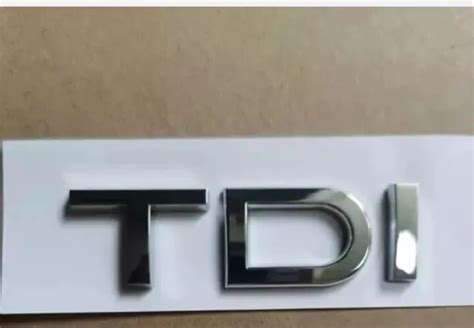 Audi Tdi Sliber Schriftzug Emblem Logo Selbstklebend Neu Eur 1370