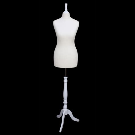 Deluxe Female Dressmakers Mannequin White Choice Of Stands The