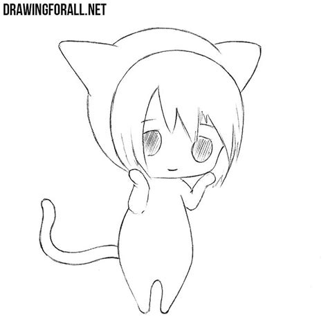 Then slowly start adding the outlines of the face around them. How to Draw a Cute Chibi Easy | Drawingforall.net