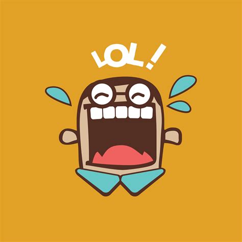 Laugh Out Loud Funny Character 660520 Vector Art At Vecteezy