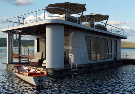 House Boat Floating Architecture Architecture Design Luxury