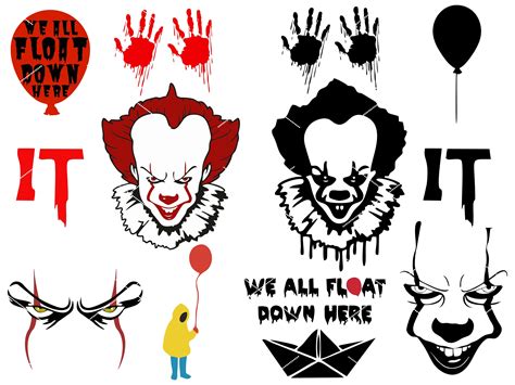 Bundle It Pennywise Clown Svg It Pennywise Clown Svg Clown Etsy Canada