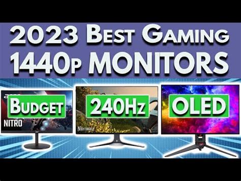 Top1 Best 1440p Gaming Monitor 2023 Budget 240Hz OLED 1440p
