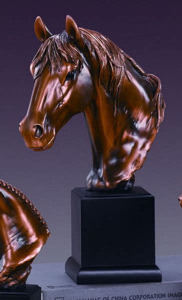 Horse Head Bust Sculpture 12 High