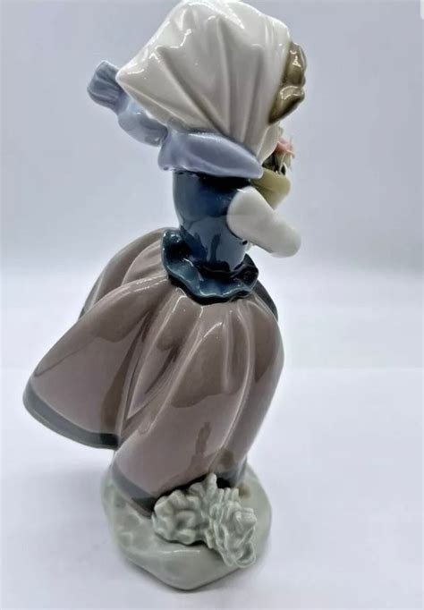 Lladro Figurine 5223 Spring Is Here Girl With Flower Pot 6 Etsy Uk