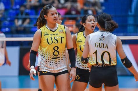 Uaap Laure Ust Outlast Gutsy Up In Five Sets Abs Cbn News