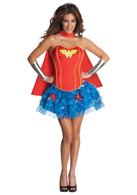 Sexy Wonder Woman Corset Costume