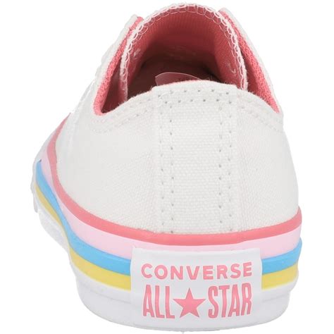 Converse Chuck Taylor All Star Ox Multi Stripe Whitecarmine Pink