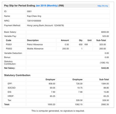 Pcb, epf, socso, eis and income tax calculator 2021. HR.my Payslip