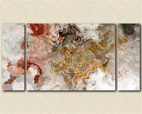 Oversize Abstract Expressionism Stretched Canvas Print 30x60 To 40x78