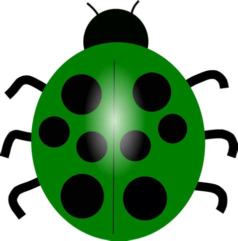 Green Ladybug Clip Art At Vector Clip Art Online Royalty