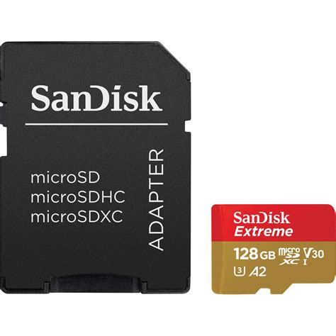 Sandisk 128gb Extreme Uhs I Microsdxc Memory Sdsqxa1 128g An6ma