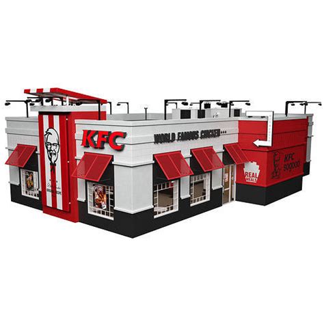 KFC Restaurant 3D Model CGTrader