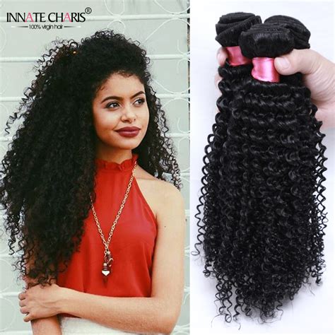 Innate Charis Indian Kinky Curly Virgin Hair 3pcs Remy Curly Raw Indian