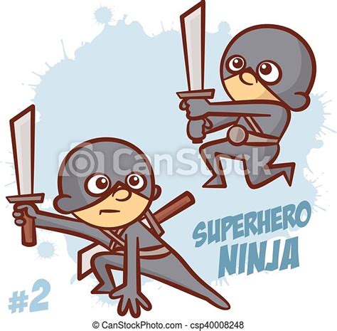 Ninja Superhero Clipart Menino Menino Jogo Superhero Clipart