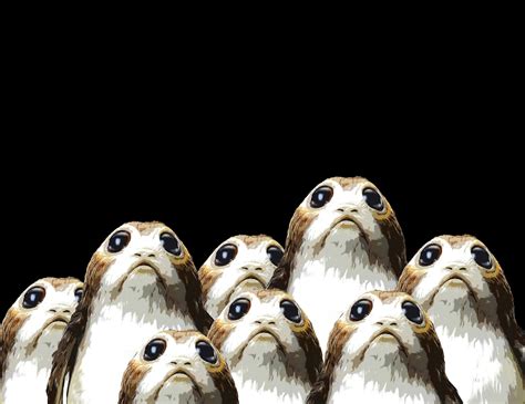 Porgs Star Wars The Last Jedi Poster Wallpaperhd Movies Wallpapers4k