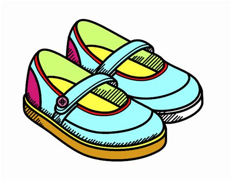 Dibujo De Zapatos De Niña Pintado Por En El Día 04 07 17 A